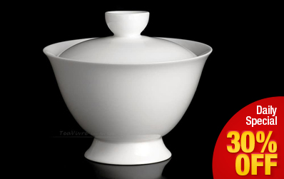 White Porcelain Gaiwan without Saucer 