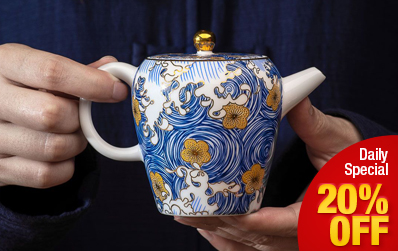 Starry Sky Enamel Porcelain Teapot