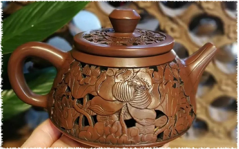 Jian Shui Zi Tao Teapot Hollowing Craft