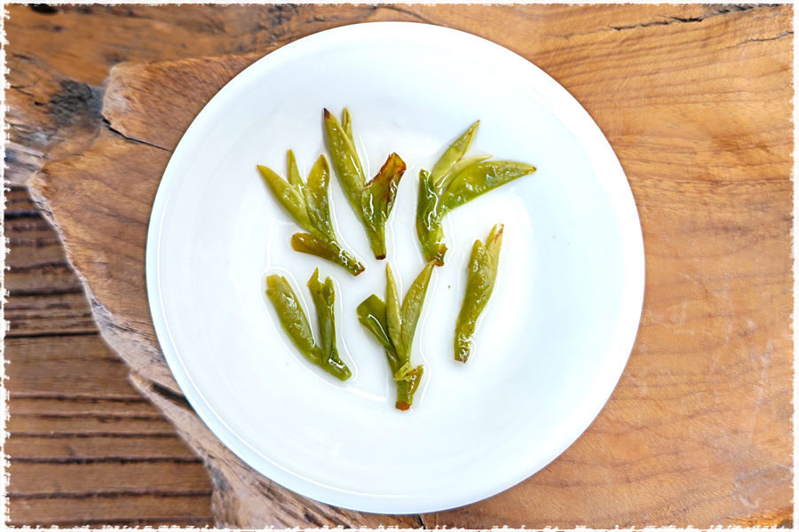 brewed tea leaves
