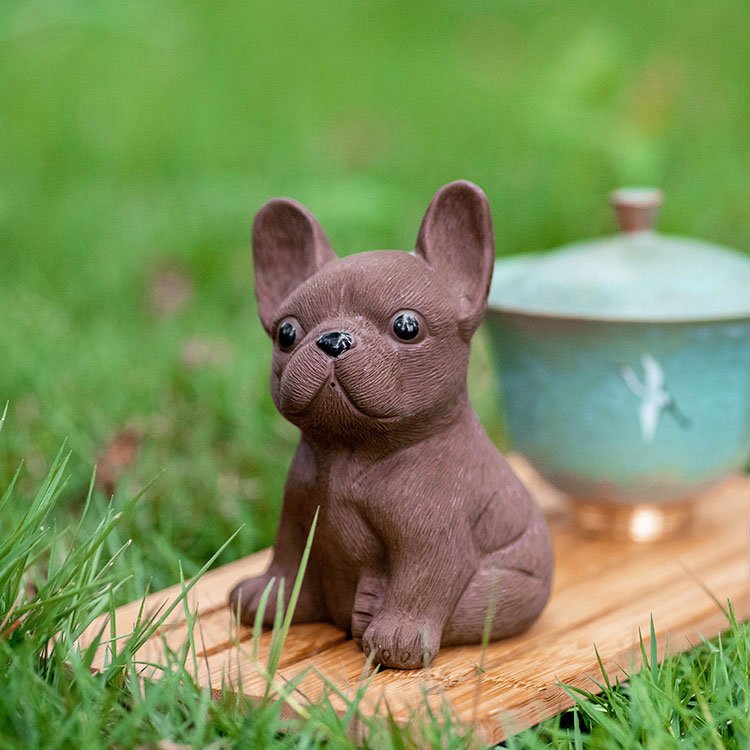 French Bulldog Yixing Zisha Tea Pet