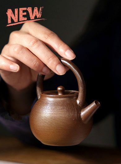Handmade Qinzhou Wood-Fired Nixing Pottery Teapot 130ml