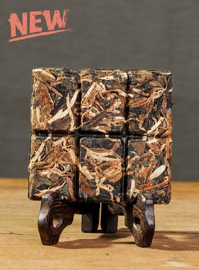 Tangerine Peel (Chen Pi) Shou Mei White Tea Mini Square Brick 2016