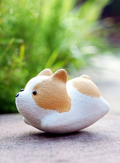 Running Corgi Dog Yixing Zisha Tea Pet