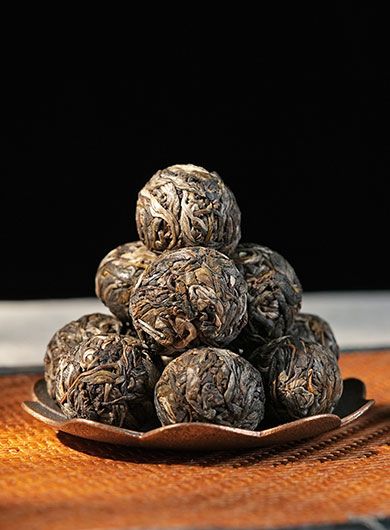 Yiwu Da Hei Shu Lin Dragon Ball Raw Pu-erh Tea
