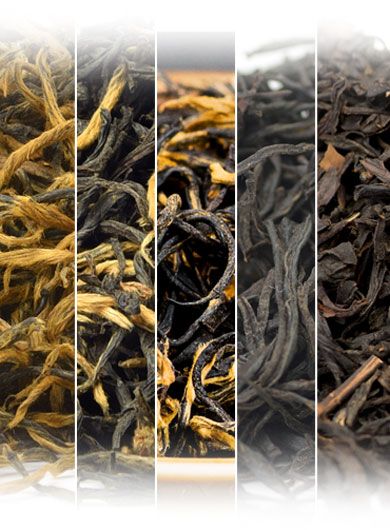 Fujian Black Teas Assortment Samples