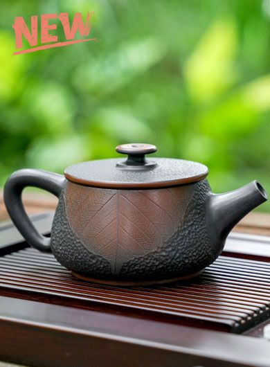 Handmade Jianshui Zitao Pottery Teapot – Hammered Pattern Shi Piao