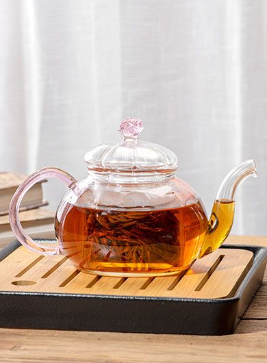Clear Glass Teapot with Infuser 600 ml / 20.3 oz