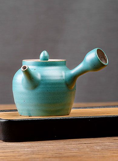 Japanese Style Coarse Pottery Kyusu