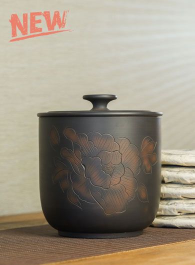 Jianshui Zitao Pottery Jar for Cake Tea Storage