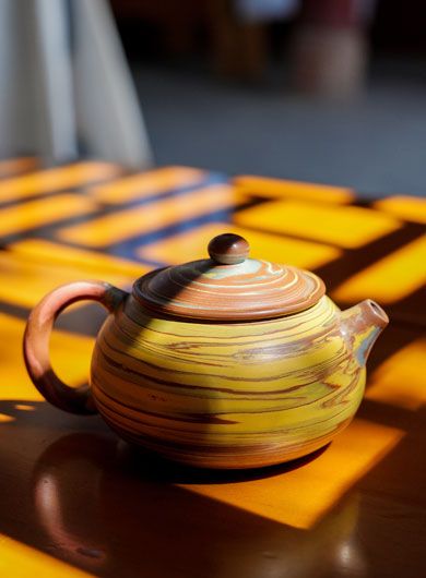 Handmade Jiao Ni Jianshui Zitao Pottery Teapot 