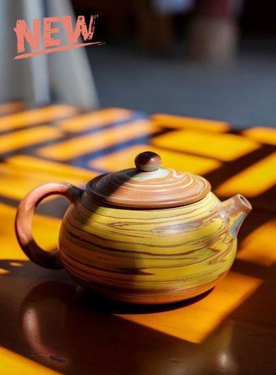 Handmade Jianshui Zitao Pottery Teapot 