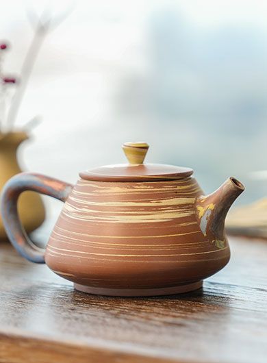 Handmade Jiao Ni Jianshui Zitao Pottery Teapot 