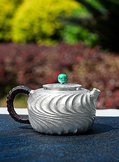 Handmade Pure Silver Teapot 250ml
