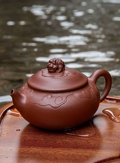 Handmade Lucky Tian Chan Yixing Zisha Teapot