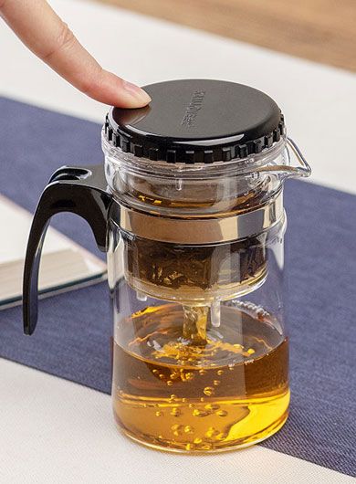 Manually Blow-Molded Glass Infuser Tea Cup 200ml / 6.8oz
