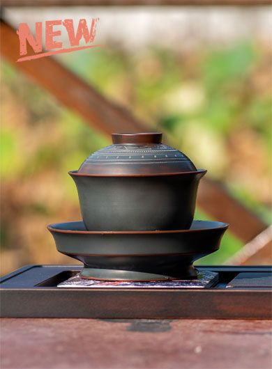 Handmade Qinzhou Nixing Pottery Gaiwan