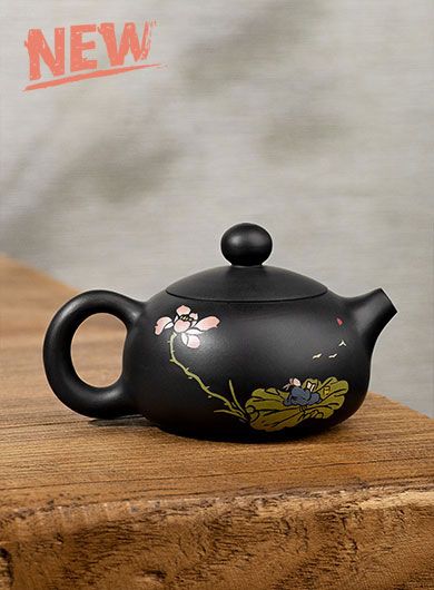 Handmade Jianshui Zitao Pottery Teapot – Hand Painted Xi Shi