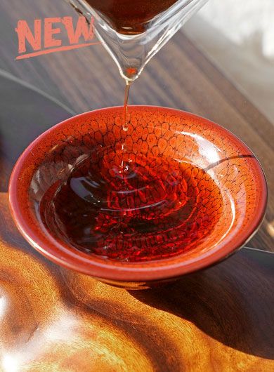 Handmade Jianyang Jianzhan Tea Cup – Red Partridge Feather