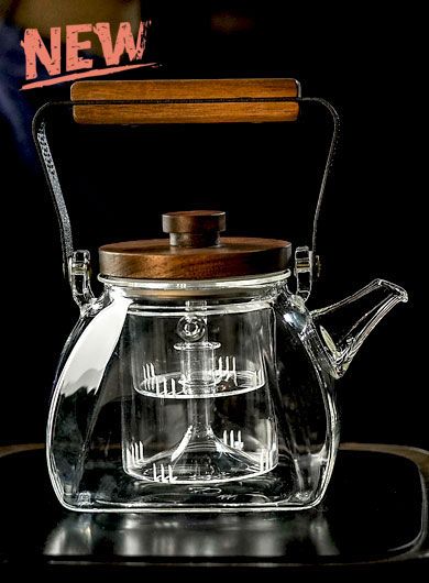 Ru Yi Clear Glass Teapot 950ml / 32oz
