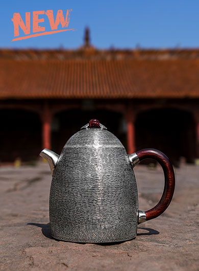 Handmade Pure Silver Qin Quan Teapot 140ml
