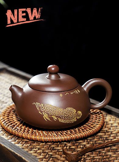 Handmade Qinzhou Nixing Pottery Teapot Ruyu Deshui