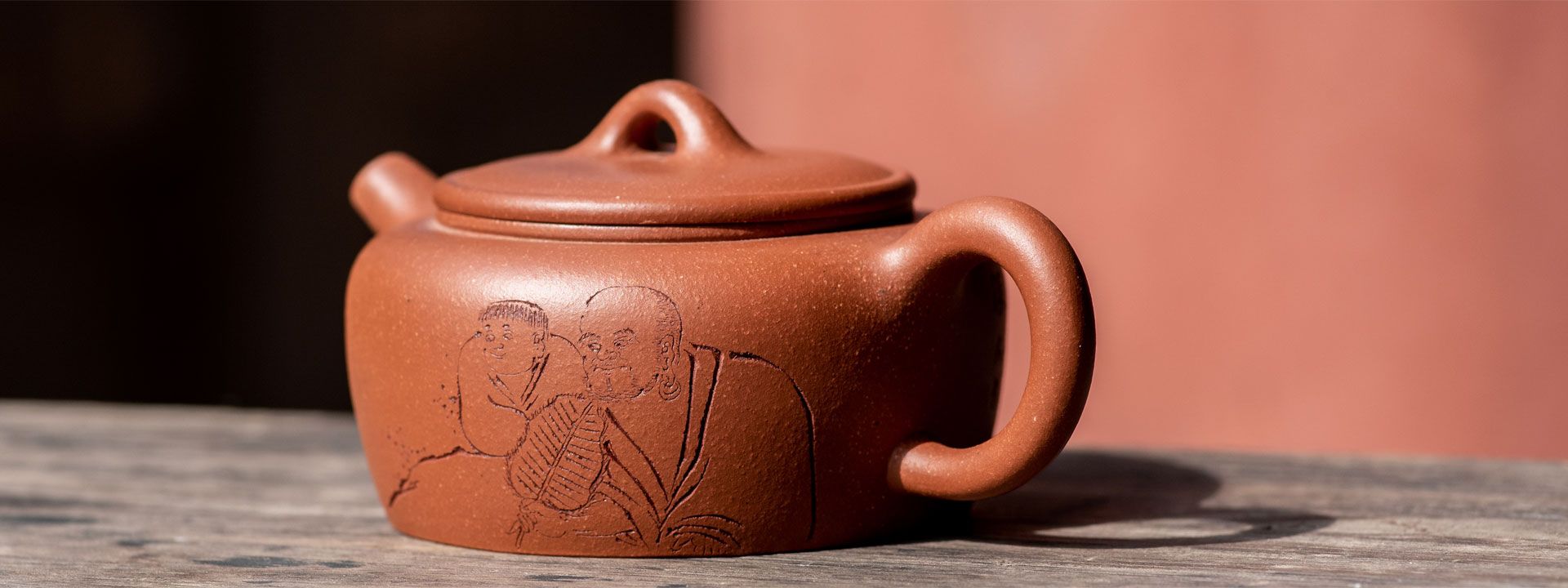 Yixing Purple Clay Teapot Handmade Bamboo Xishi Teapot Filter