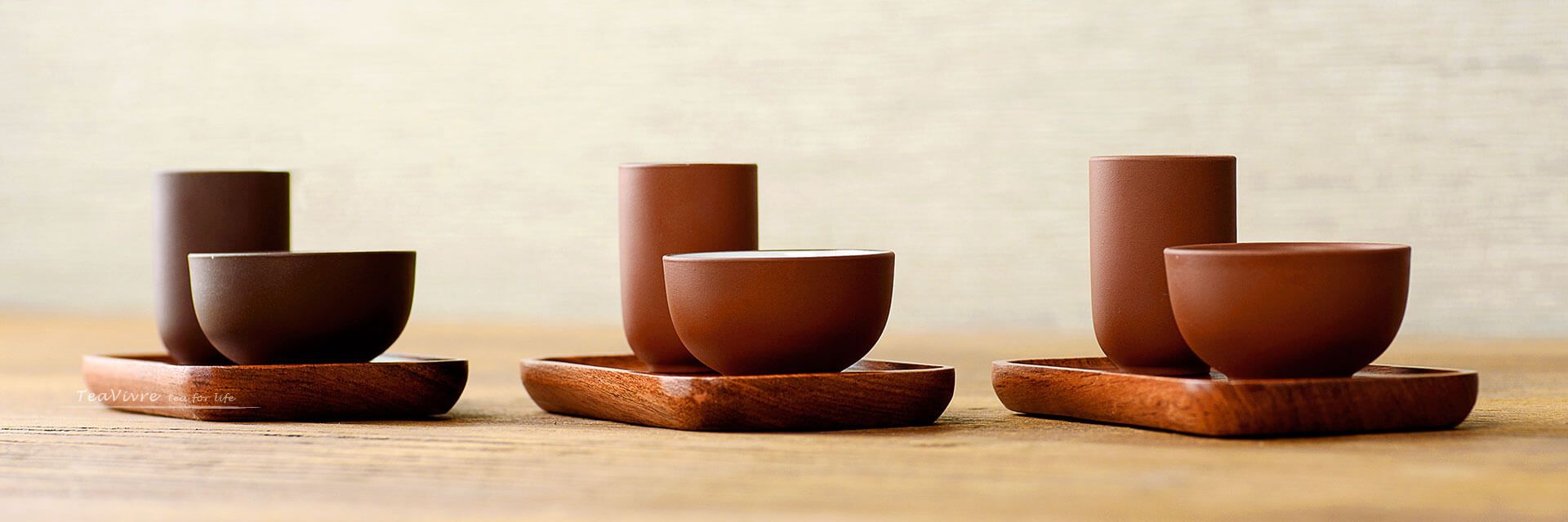 Yixing Zisha Clay Tea Cup Aroma Cup and Saucer Set
