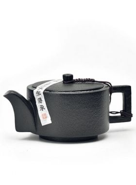 Zen Style (Chan Feng) Black Pottery Teapot