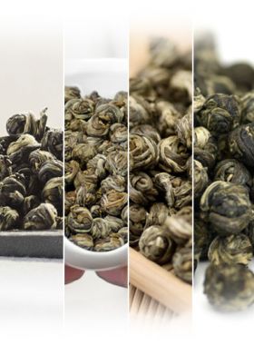 Jasmine Dragon Pearl Green Teas Assortment Samples