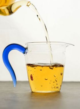 Clear Glass Jun Shang Gongfu Tea Pitcher
