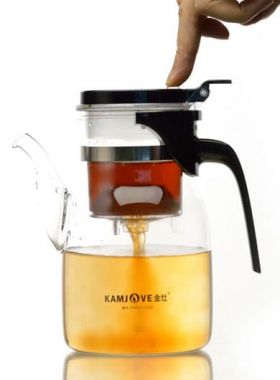 Manually Blow-Molded Glass Infuser Teapot 900ml / 21oz Category