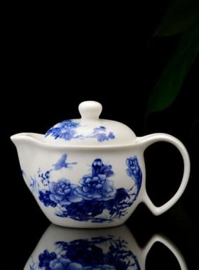 Chinese Porcelain Ceramic Teapot with Infuser 400ml / 13.5oz