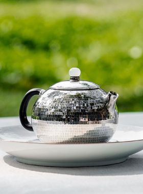 Handmade Pure Silver Xi Shi Teapot 180ml