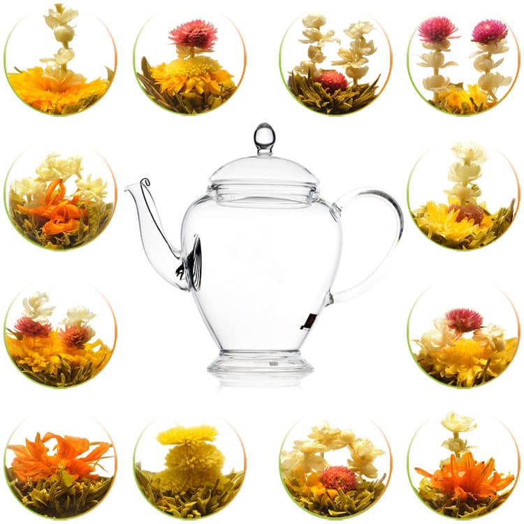 Blossom Glass Teapot