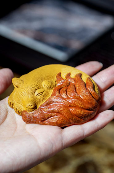 Fox Yixing Zisha Tea Pet