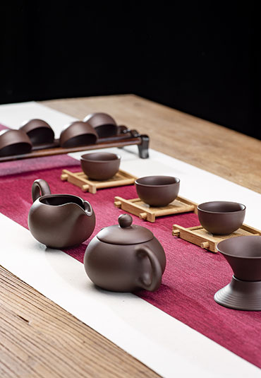 Black Sand Meteor Teapot Set