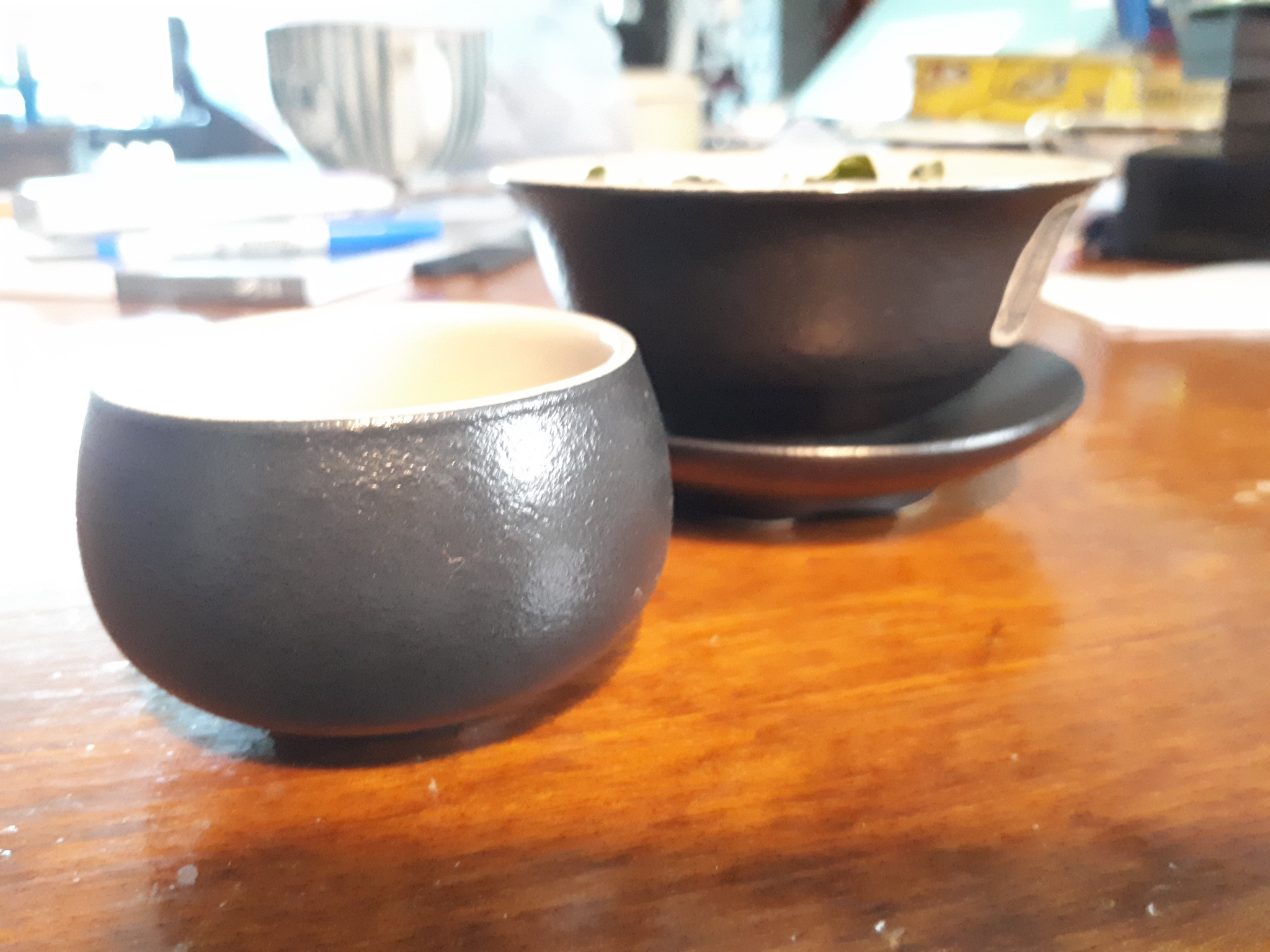 Zen Style (Chan Feng) Black Pottery Tea Set