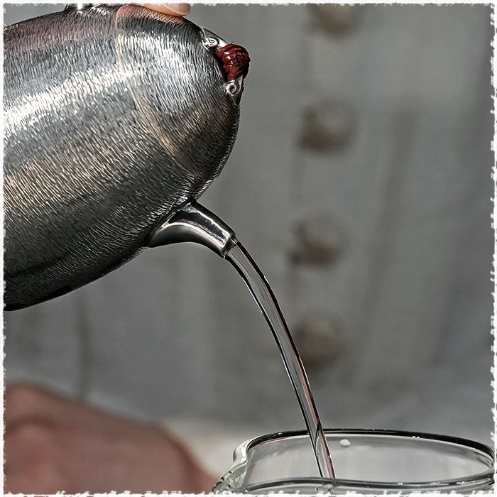 pouring